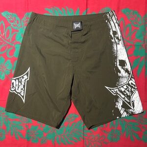Tapout Olive Green Board Shorts